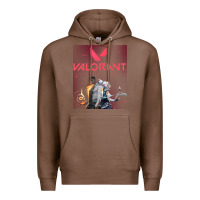 Chestnut valorant gaming design Premium Hoodie - artisFamous