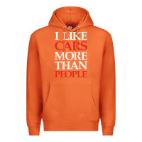 Carrot I LIKE CARS MORE THAN PEOPLE Premium Hoodie - artisFamous