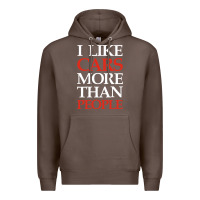 Coffee I LIKE CARS MORE THAN PEOPLE Premium Hoodie - artisFamous