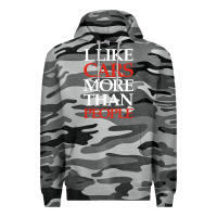 Slate Camo I LIKE CARS MORE THAN PEOPLE Premium Hoodie - artisFamous