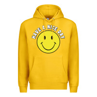 Lemon retro   have a nice day   smile happy face Premium Hoodie - artisFamous