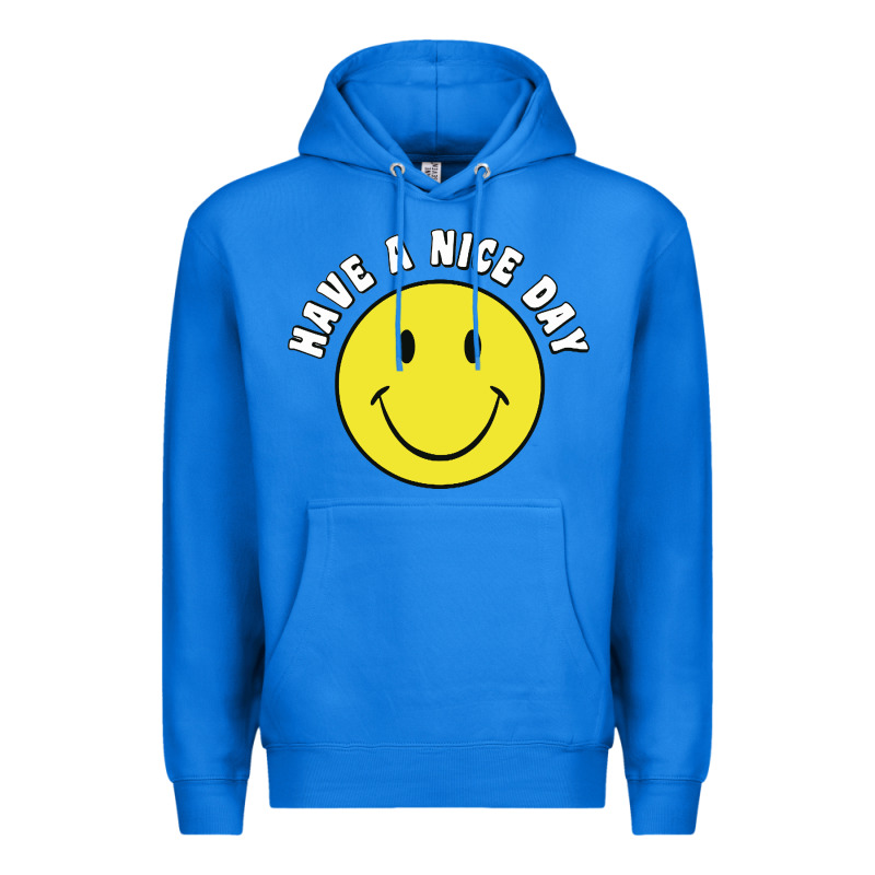 Retro   Have A Nice Day   Smile Happy Face Premium Hoodie by artisFamous | Teevron