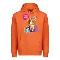 Carrot bluey mom dad funny queen for family lover t shirt Premium Hoodie - artisFamous