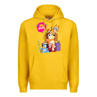 Bluey Mom Dad Funny Queen For Family Lover T Shirt Premium Hoodie | Teevron