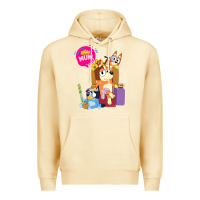Pina Colada bluey mom dad funny queen for family lover t shirt Premium Hoodie - artisFamous