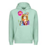 Seafoam bluey mom dad funny queen for family lover t shirt Premium Hoodie - artisFamous