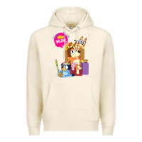 Tofu bluey mom dad funny queen for family lover t shirt Premium Hoodie - artisFamous
