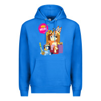 True Royal bluey mom dad funny queen for family lover t shirt Premium Hoodie - artisFamous