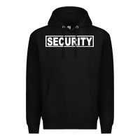 Black security Premium Hoodie - artisFamous