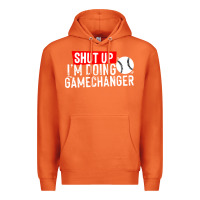 Carrot shut up i'm doing game changer baseball Premium Hoodie - artisFamous