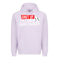 Lilac shut up i'm doing game changer baseball Premium Hoodie - artisFamous