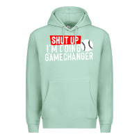 Seafoam shut up i'm doing game changer baseball Premium Hoodie - artisFamous