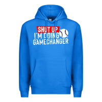True Royal shut up i'm doing game changer baseball Premium Hoodie - artisFamous