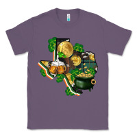 Lavender texas map st patricks day Classic Tee - FaDigitalArtStudio