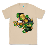 Mushroom texas map st patricks day Classic Tee - FaDigitalArtStudio