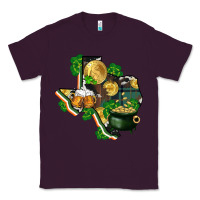 Plum texas map st patricks day Classic Tee - FaDigitalArtStudio
