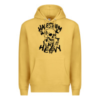 Antique Gold Skull I like It Heovy Halestorm Premium Hoodie - artisFamous