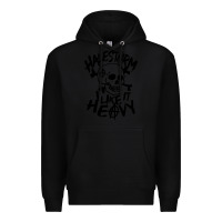 Black Skull I like It Heovy Halestorm Premium Hoodie - artisFamous