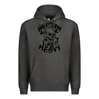 Charcoal Heather Skull I like It Heovy Halestorm Premium Hoodie - artisFamous