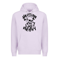 Lilac Skull I like It Heovy Halestorm Premium Hoodie - artisFamous