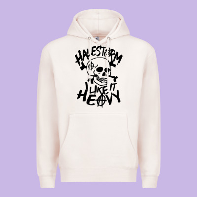 Skull I Like It Heovy Halestorm Premium Hoodie Designed By Artisfamous