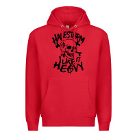 Red Skull I like It Heovy Halestorm Premium Hoodie - artisFamous
