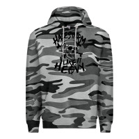 Slate Camo Skull I like It Heovy Halestorm Premium Hoodie - artisFamous