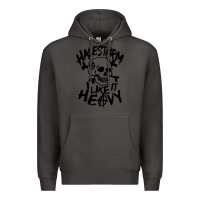 Smoke Skull I like It Heovy Halestorm Premium Hoodie - artisFamous