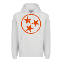 Dove Grey tennessee flag vintage grunge distressed graphic Premium Hoodie - artisFamous