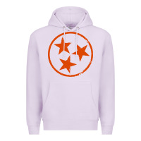 Lilac tennessee flag vintage grunge distressed graphic Premium Hoodie - artisFamous