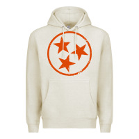 Oatmeal Heather tennessee flag vintage grunge distressed graphic Premium Hoodie - artisFamous