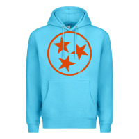 Ocean Blue tennessee flag vintage grunge distressed graphic Premium Hoodie - artisFamous