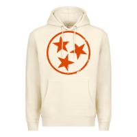Sandshell tennessee flag vintage grunge distressed graphic Premium Hoodie - artisFamous