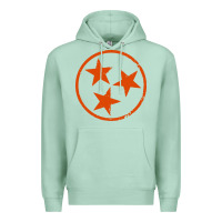 Seafoam tennessee flag vintage grunge distressed graphic Premium Hoodie - artisFamous