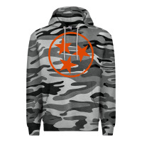 Slate Camo tennessee flag vintage grunge distressed graphic Premium Hoodie - artisFamous