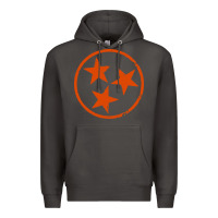 Smoke tennessee flag vintage grunge distressed graphic Premium Hoodie - artisFamous