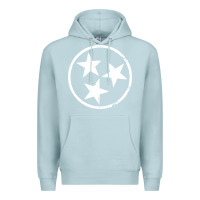 Blue Mist tennessee flag vintage grunge distressed graphic Premium Hoodie - artisFamous