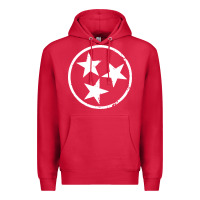 Cardinal tennessee flag vintage grunge distressed graphic Premium Hoodie - artisFamous
