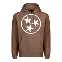 Chestnut tennessee flag vintage grunge distressed graphic Premium Hoodie - artisFamous