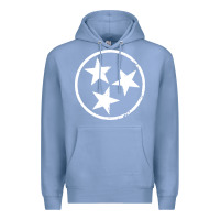 Colony Blue tennessee flag vintage grunge distressed graphic Premium Hoodie - artisFamous