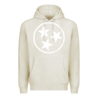 Oatmeal Heather tennessee flag vintage grunge distressed graphic Premium Hoodie - artisFamous