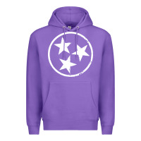 Purple tennessee flag vintage grunge distressed graphic Premium Hoodie - artisFamous
