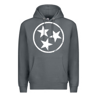 Tennessee Flag Vintage Grunge Distressed Graphic Premium Hoodie | Teevron