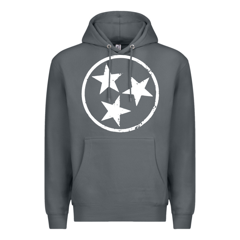 Tennessee Flag Vintage Grunge Distressed Graphic Premium Hoodie by artisFamous | Teevron