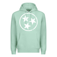 Seafoam tennessee flag vintage grunge distressed graphic Premium Hoodie - artisFamous