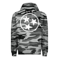 Slate Camo tennessee flag vintage grunge distressed graphic Premium Hoodie - artisFamous