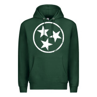 Sports Green tennessee flag vintage grunge distressed graphic Premium Hoodie - artisFamous