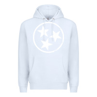 White tennessee flag vintage grunge distressed graphic Premium Hoodie - artisFamous