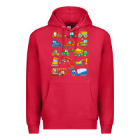 Cardinal construction excavator shirt for boys girls men and women t shirt Premium Hoodie - artisFamous