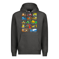 Construction Excavator Shirt For Boys Girls Men And Women T Shirt Premium Hoodie | Teevron